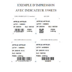 Balance / peseuse + imprimante intégrer à batterie